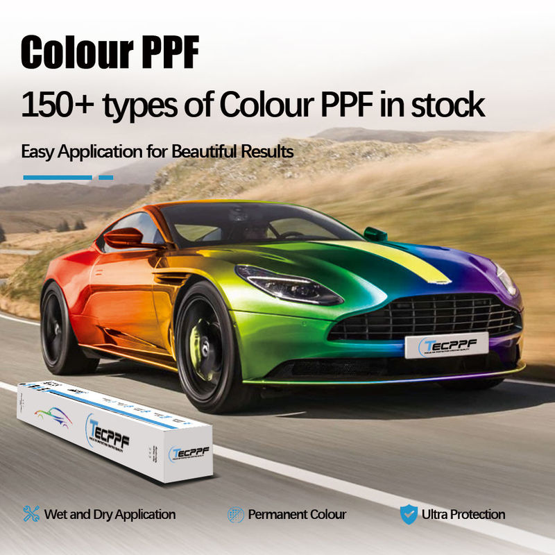 1.52x16m Película de Proteção de Tinta de Cor Película Ppf de Cor Anti Mancha