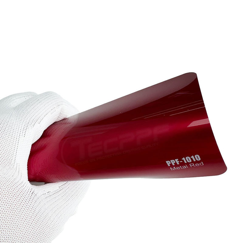 PPF-1010 Metal Cor Vermelha Carro Ppf Revestimento 8mil Mudança de cor Proteção de tinta de filme