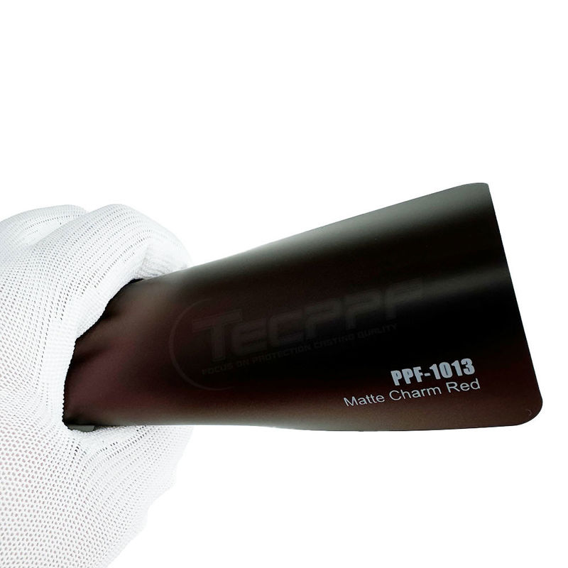 Matte Charm Vermelho Ppf Wrap 8mil Mudança de cor Película de Proteção de Pintura