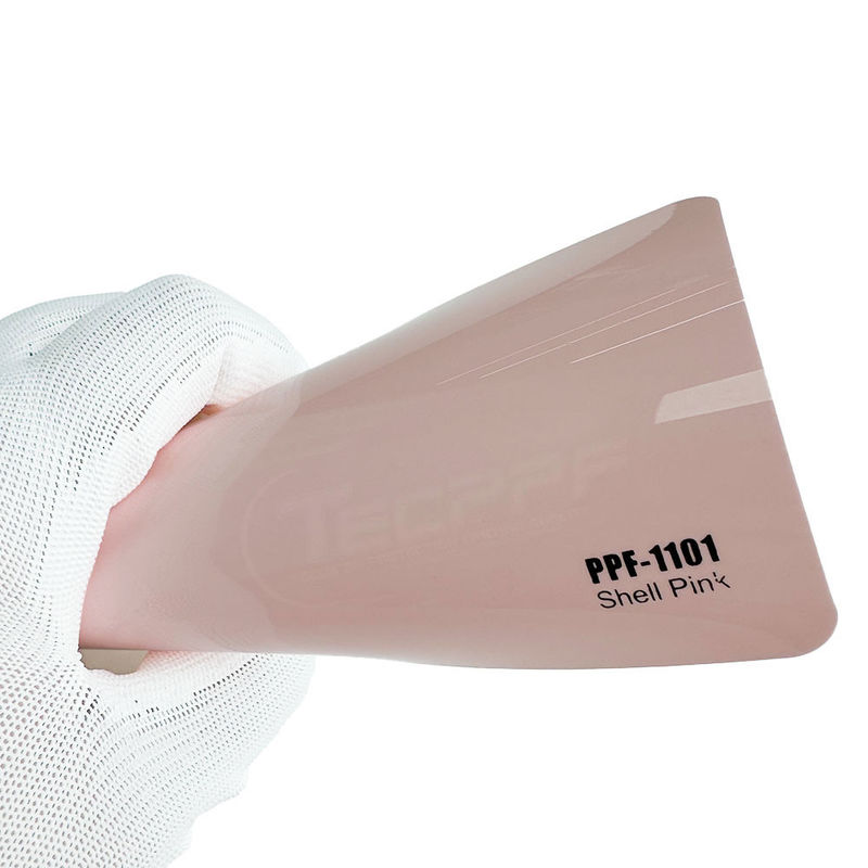 Película de proteção de pintura Shell Pink 8mil de mudança de cor 1.52x16m / 60inchx53ft com cola Ashland