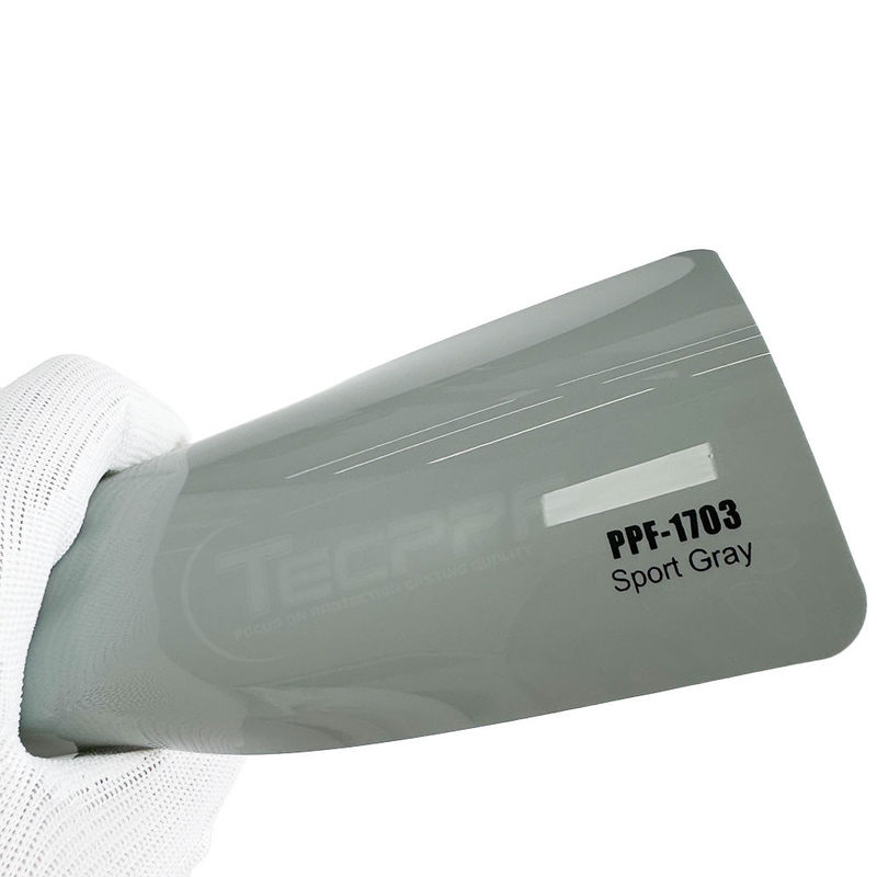 8 milímetros de mudança de cor Película de Proteção de Tinta Esporte Cinza 1.52x16m / 60inchx53ft Tipo de cura térmica