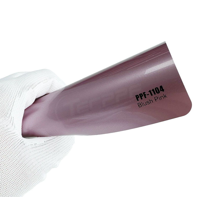Vermelho cor rosa mudar a pintura filme de proteção com cola Ashland e 8 mil calor cura