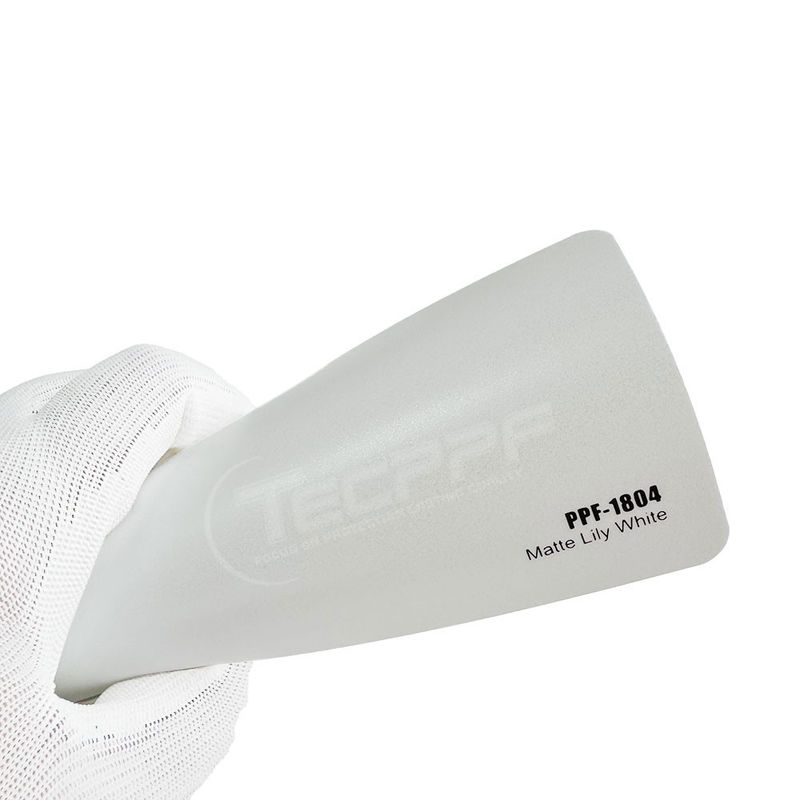 Calor curativo Matte Lily Branco 8mil Cores de mudança de tinta Proteção de filme feito com TPU Lubrizol