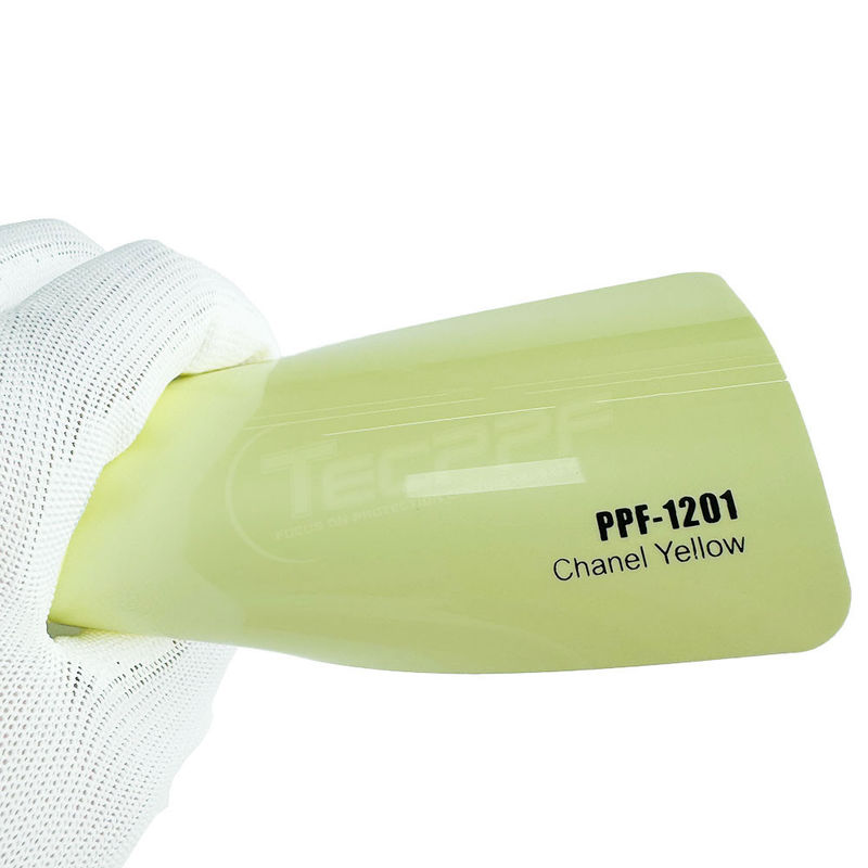 Película de proteção de pintura de cor amarela de canal Ppf para Tesla Model 3