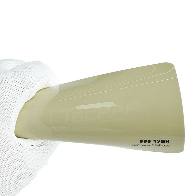 Filme de Proteção de TPU amarelo do Saara para pintura de carro 8 Mil 60 Inch X 53 Ft para proteção duradoura