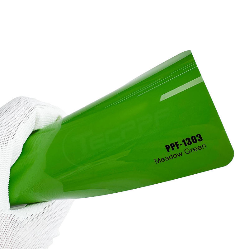 PPF-1303 Película de Proteção de Tinta de Cor Verde do Prato para Riscos no Automóvel