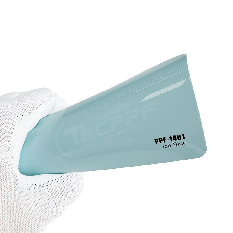 PPF-1401 Película de plástico de cor azul-gelo para automóveis