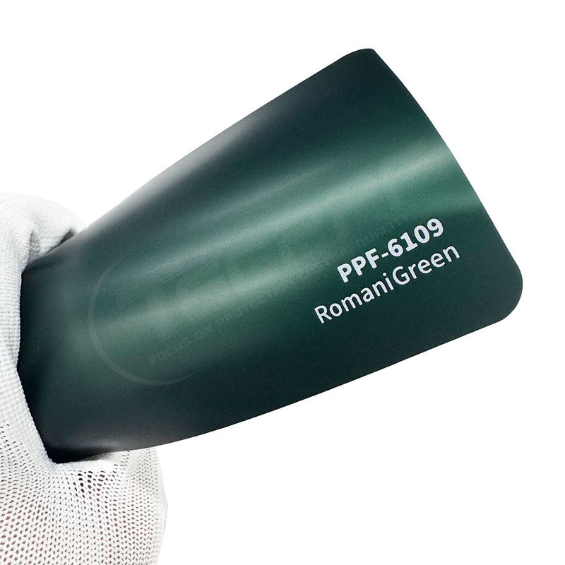 PPF-6109 Película de protecção de tinta de cor verde romani de qualidade profissional