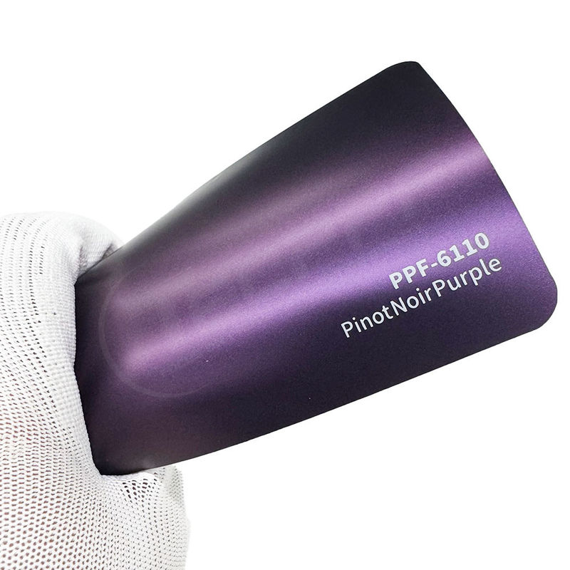 60 polegadas x 53 pés PPF-6110 Pinot Noir Color Purple Proteção de tinta de cor Película resistente a manchas