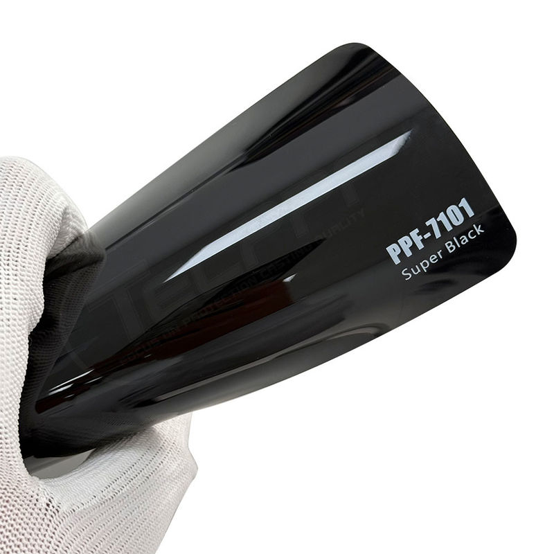 PPF-7101 Film de Proteção de Tinta de Cor Super Negra para Riscos de Carros