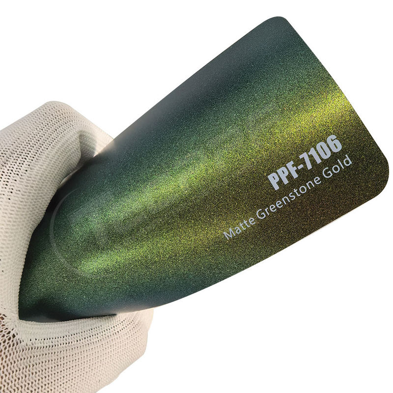PPF-7106 Matte Greenstone Gold Color Paint Protective Film para arranhões de carros