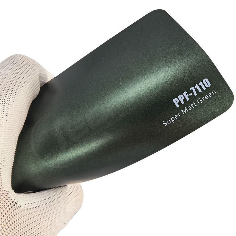 PPF-7110 Super Matt Verde Película de Proteção de Tinta de Cor Para Riscos de Carros