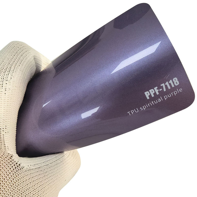 PPF-7118 Película de Proteção de Tinta de Cor Violeta Espiritual para Riscos de Carros