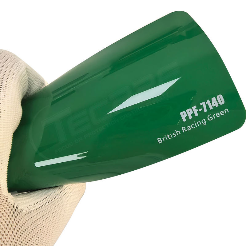 PPF-7140 British Racing Proteção de pintura de cor verde para arranhões de carros