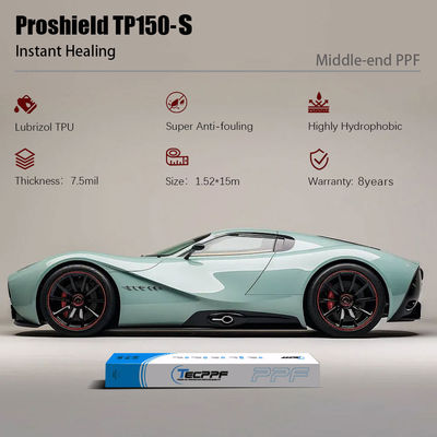 TP150-S Película de Proteção de Pintura Brilhante Cura Instantânea 7.5mil PPF sutiã claro para carro