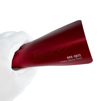 PPF-1011 Matte Metal Red Colour 8mil Color Change Paint Protector Film