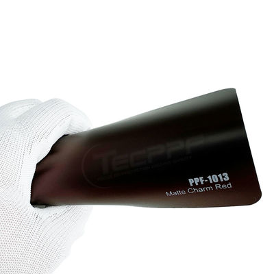 Matte Charm Vermelho Ppf Wrap 8mil Mudança de cor Película de Proteção de Pintura
