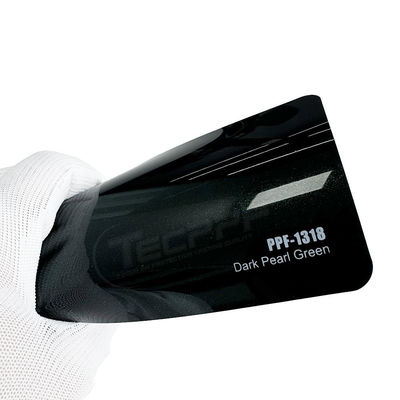 PPF-1318 Cor verde pérola escura, 8 milímetros de película de proteção de pintura para mudança de cor